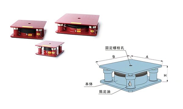 KQJZ-B型 阻尼空气减振器 KQJZ-B型 阻尼空气减振器
